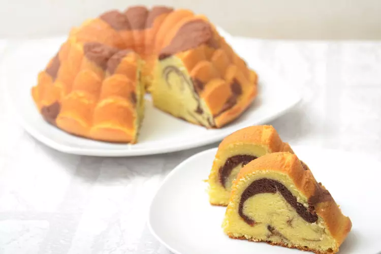 Cake marbré ultra moelleux