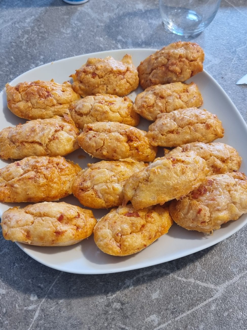 Madeleines chorizo et parmesan